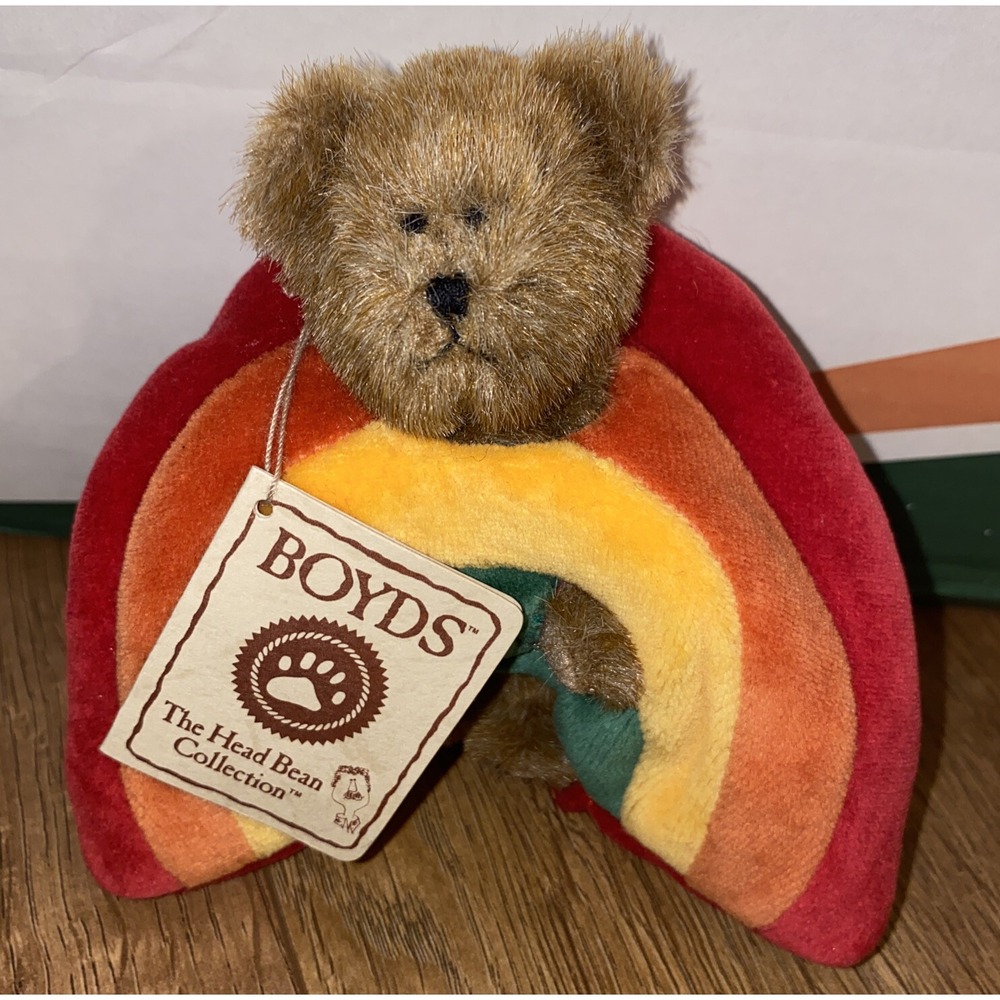 Boyds Bears QVC Calendar 4 inch Bear‎ 'Aprilbeary' w/ Tags Mini Peeker for April